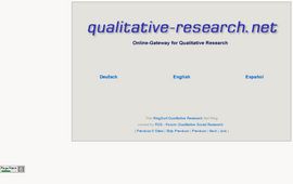 qualitative-research.net - Online Gateway for Qualitative Research