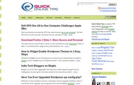 Quick Online Tips : Technology, Blogging, Computers and Web 2.0