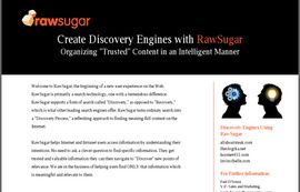 RawSugar - Home page