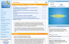 Roubini Global Economics (RGE) Monitor