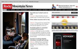 Rocky Mountain News - Denver and Colorado's reliable source for breaking news, sports and entertainment