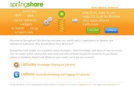 Springshare - Web 2.0 Tools for Libraries and Educational Institutions