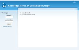 Knowledge Portal on Sustainable Energy