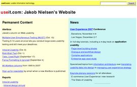 useit.com: Jakob Nielsen on Usability and Web Design