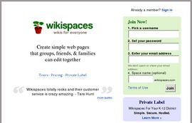 Welcome to Wikispaces - Wikis for Everyone