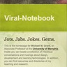 Michael M. Grant's Viral Notebook for Teachers